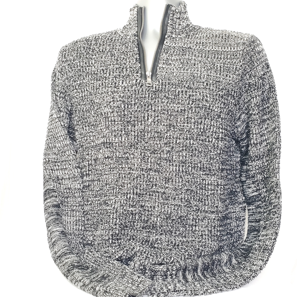 Guess Monochrome Zip-Up Sweater